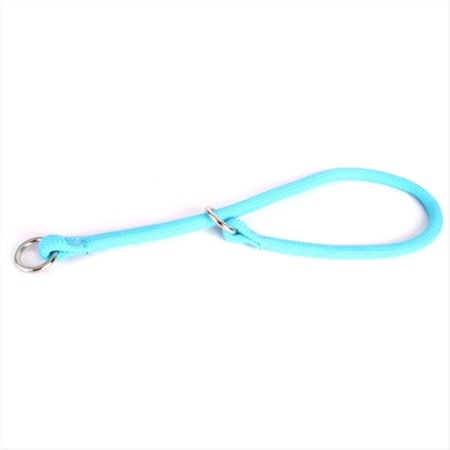 26 In. Light Blue Braided Rope Training Collar